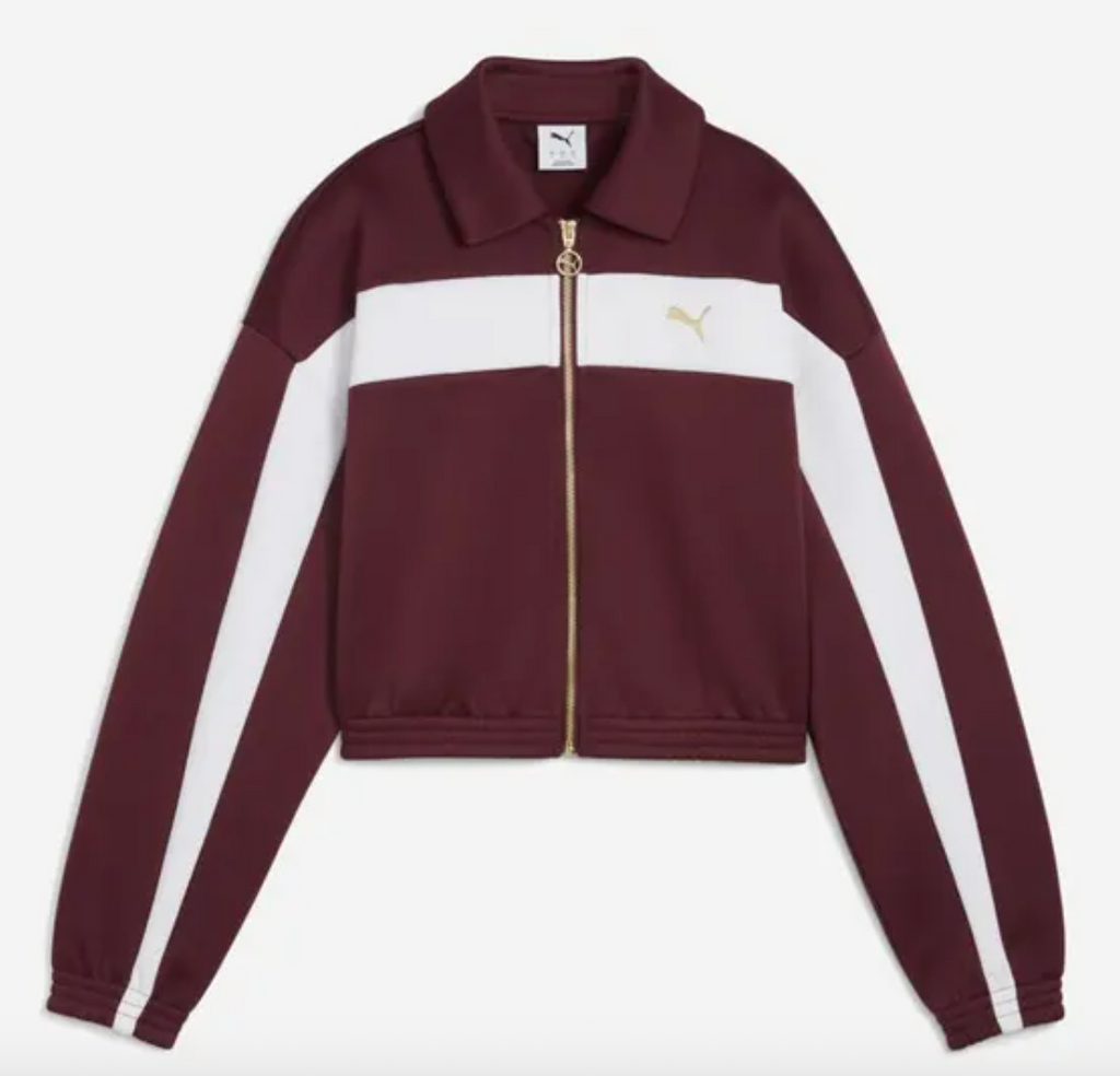 [ROSÉ outfit] PUMA Relaxed Cropped Track Jacket