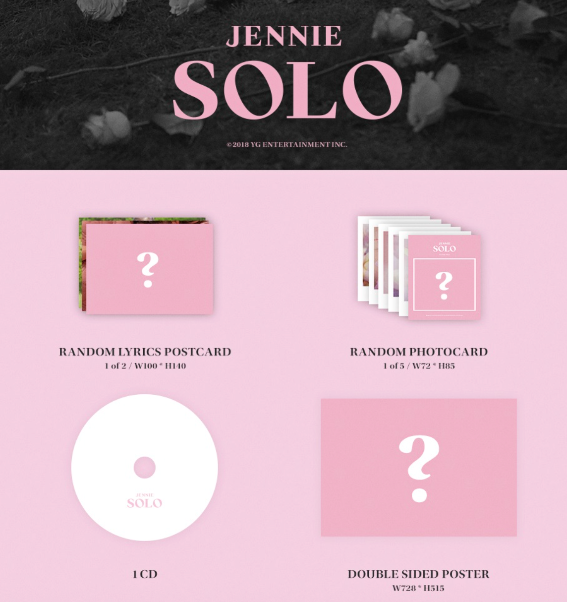 BLACKPINK JENNIE - JENNIE [SOLO] PHOTOBOOK ALBUM