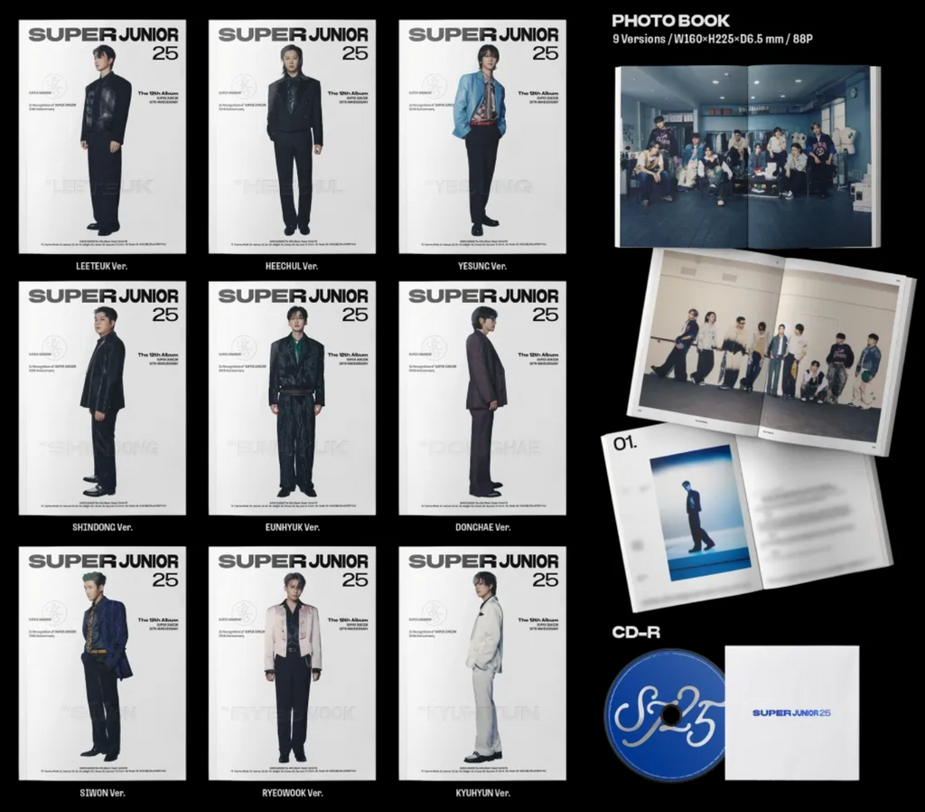 SUPER JUNIOR - 12th ALBUM [Super Junior25] (PHOTOBOOK Ver.)