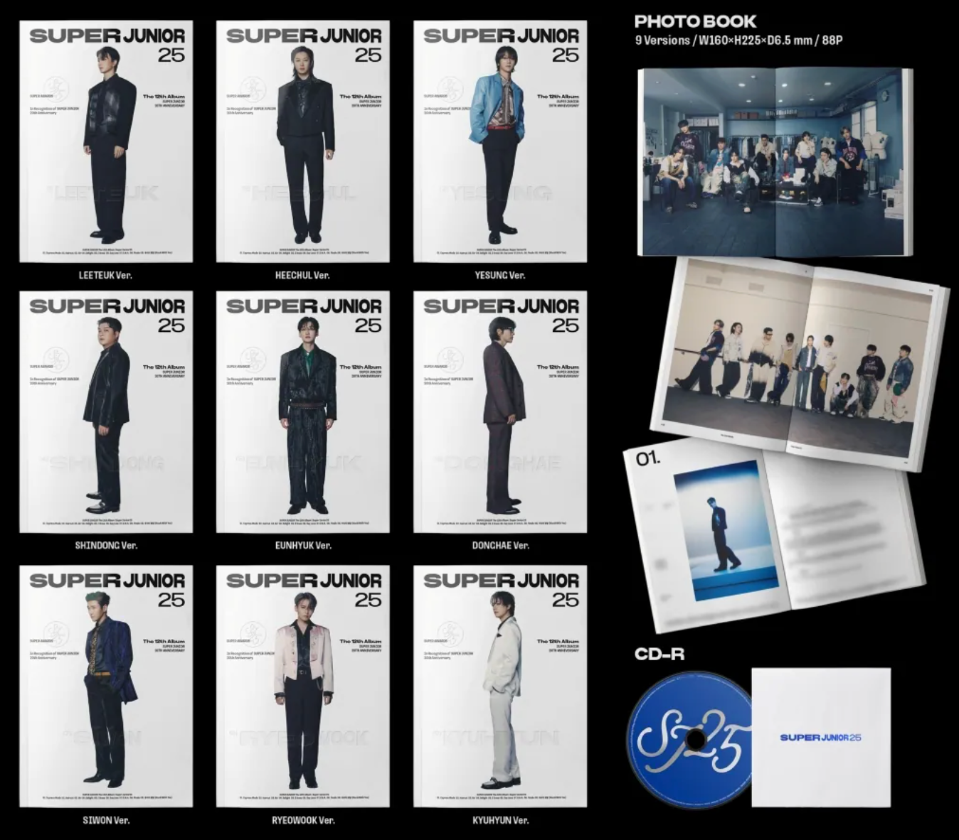 SUPER JUNIOR - 12th ALBUM [Super Junior25] (PHOTOBOOK Ver.)