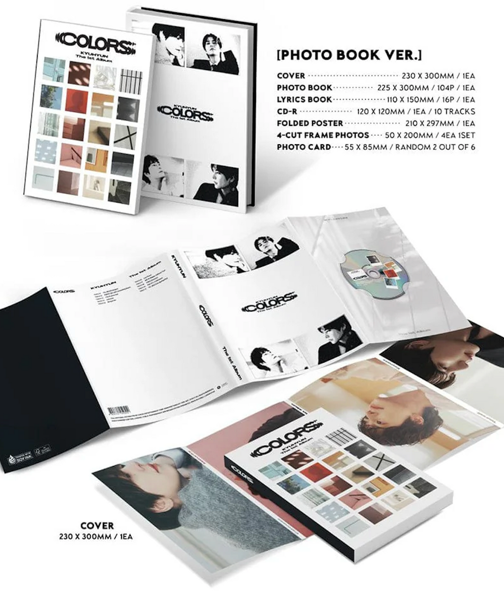 KYUHYUN - 1ST ALBUM [COLORS] (PHOTO BOOK VER.)