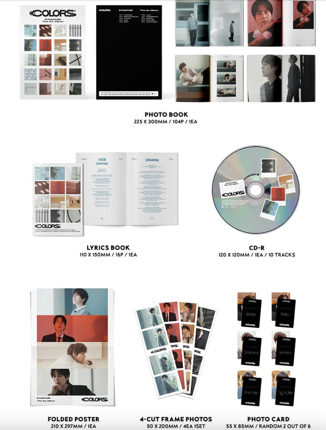 KYUHYUN - 1ST ALBUM [COLORS] (PHOTO BOOK VER.)