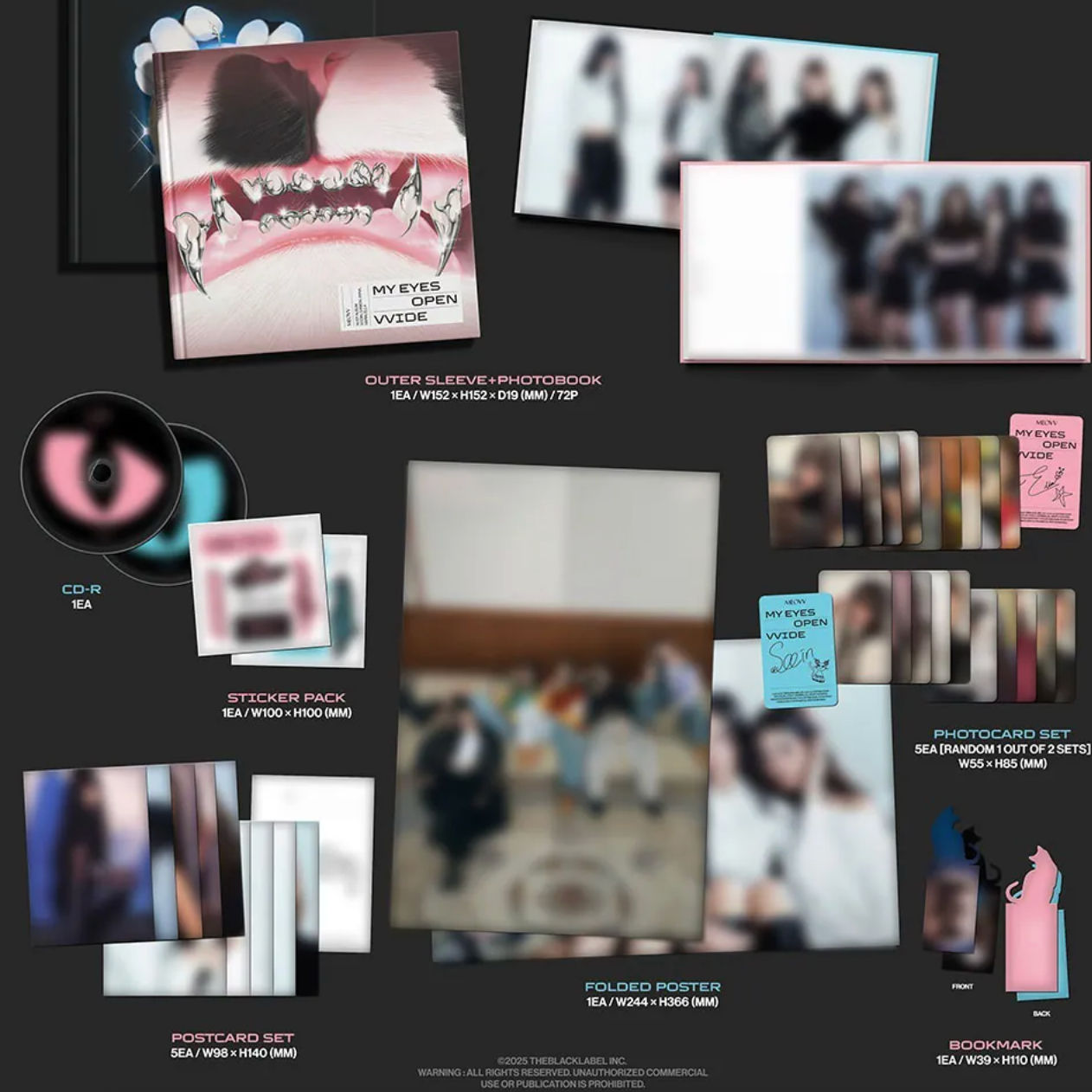 MEOVV MY EYES OPEN VVIDE <1st EP ALBUM> ORB version