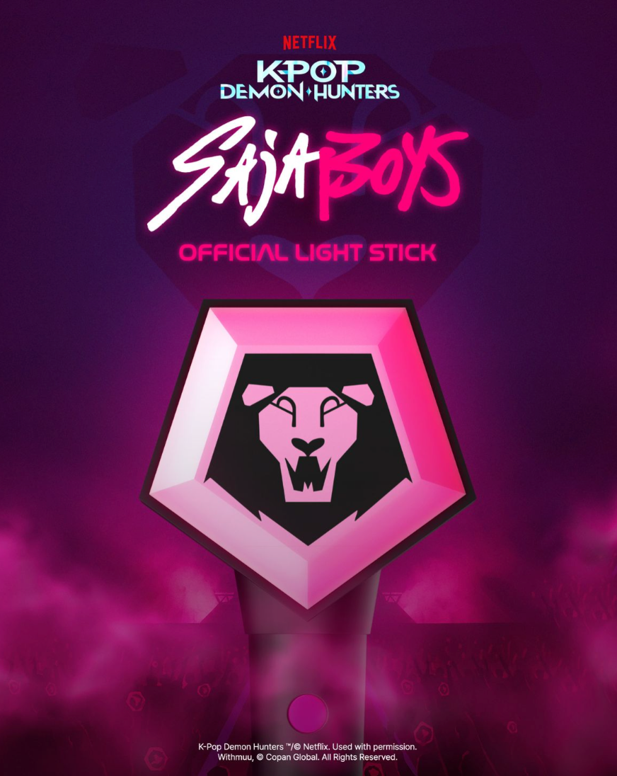 KPop Demon Hunters Official Light Stick - Saja Boys