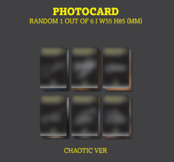 KATSEYE Album BEAUTIFUL CHAOS (Chaotic Ver.)